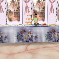 buffet repas mauve 2